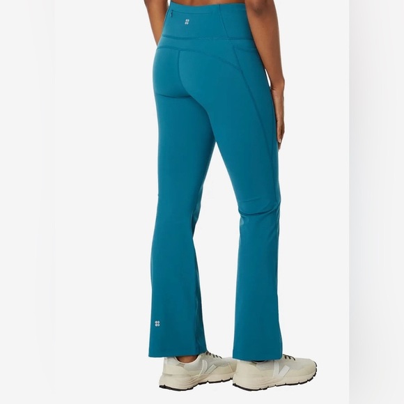 Sweaty Betty Cabin Blue Bootcut Pants - Picture 2 of 5